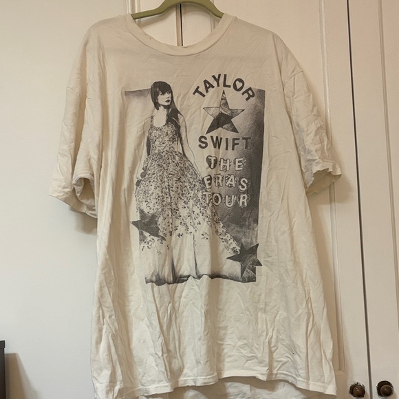 Taylor Swift Tops - Taylor Swift Cream Graphic Tee - The Eras Tour